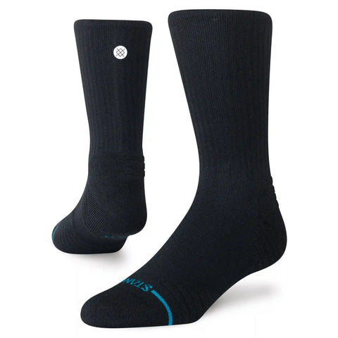 SOLID MID RIBBED CREW