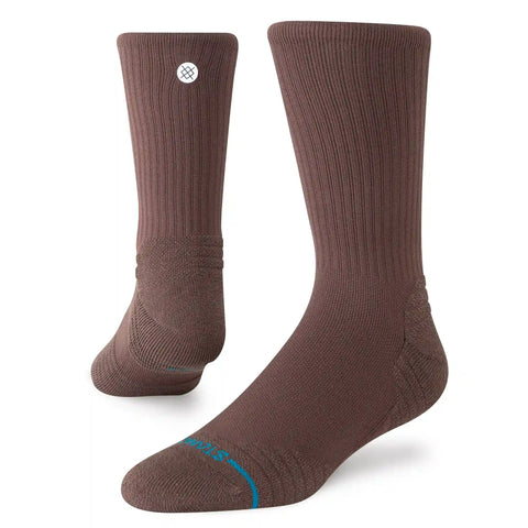SOLID MID RIBBED CREW