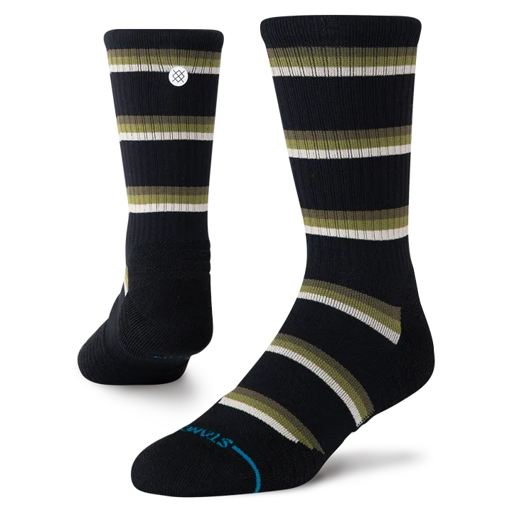 MULTISTRIPE MID RIBBED CREW