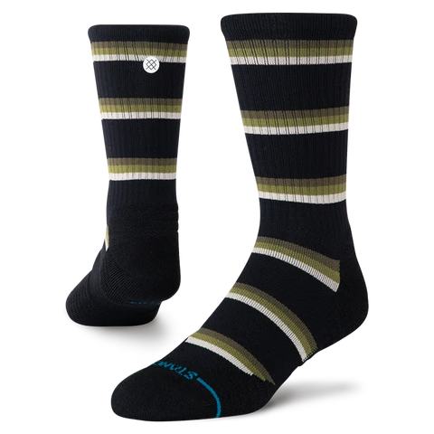 MULTISTRIPE MID RIBBED CREW