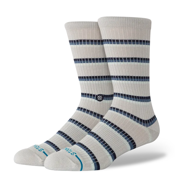 MULTISTRIPE RIBBED CREW