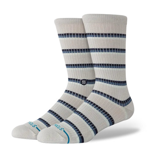 MULTISTRIPE RIBBED CREW