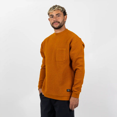 WAFFLE CREWNECK