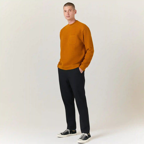 WAFFLE CREWNECK