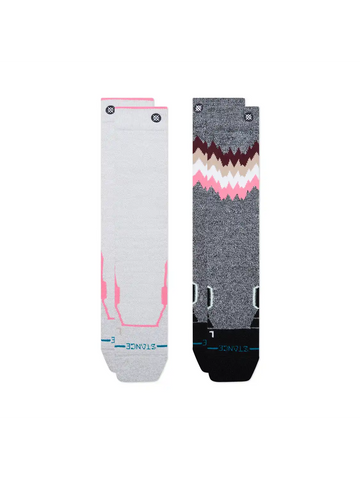 WOMENS 2X MID POLY SNOW 2 PACK